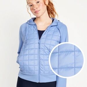 Old Navy Active Light Blue Fleece Jacket